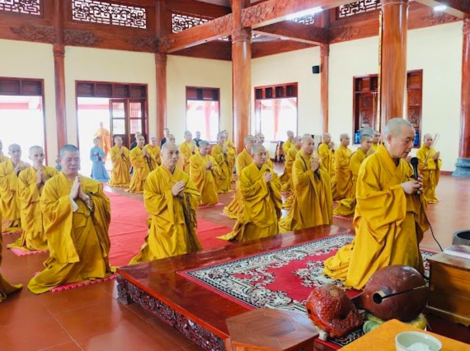 Hòa thượng Thích Bảo Nghiêm chủ trì khóa lễ