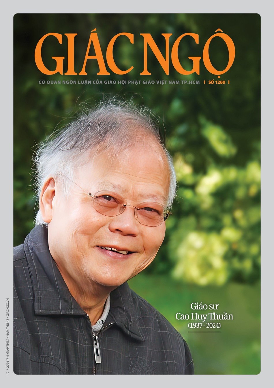 Bìa Báo Giác Ngộ số 1260 - Mỹ thuật: Tống Viết Diễn/BGN Bìa Báo Giác Ngộ số 1260 - Mỹ thuật: Tống Viết Diễn/BGN