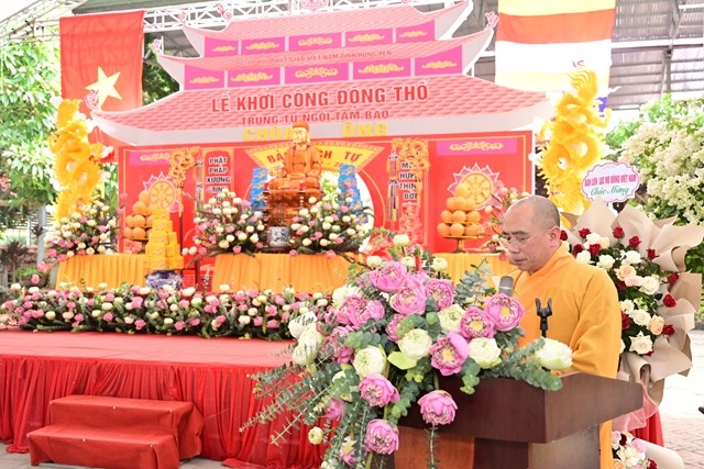 Thượng tọa Thích Thanh Nguyên ban đạo từ