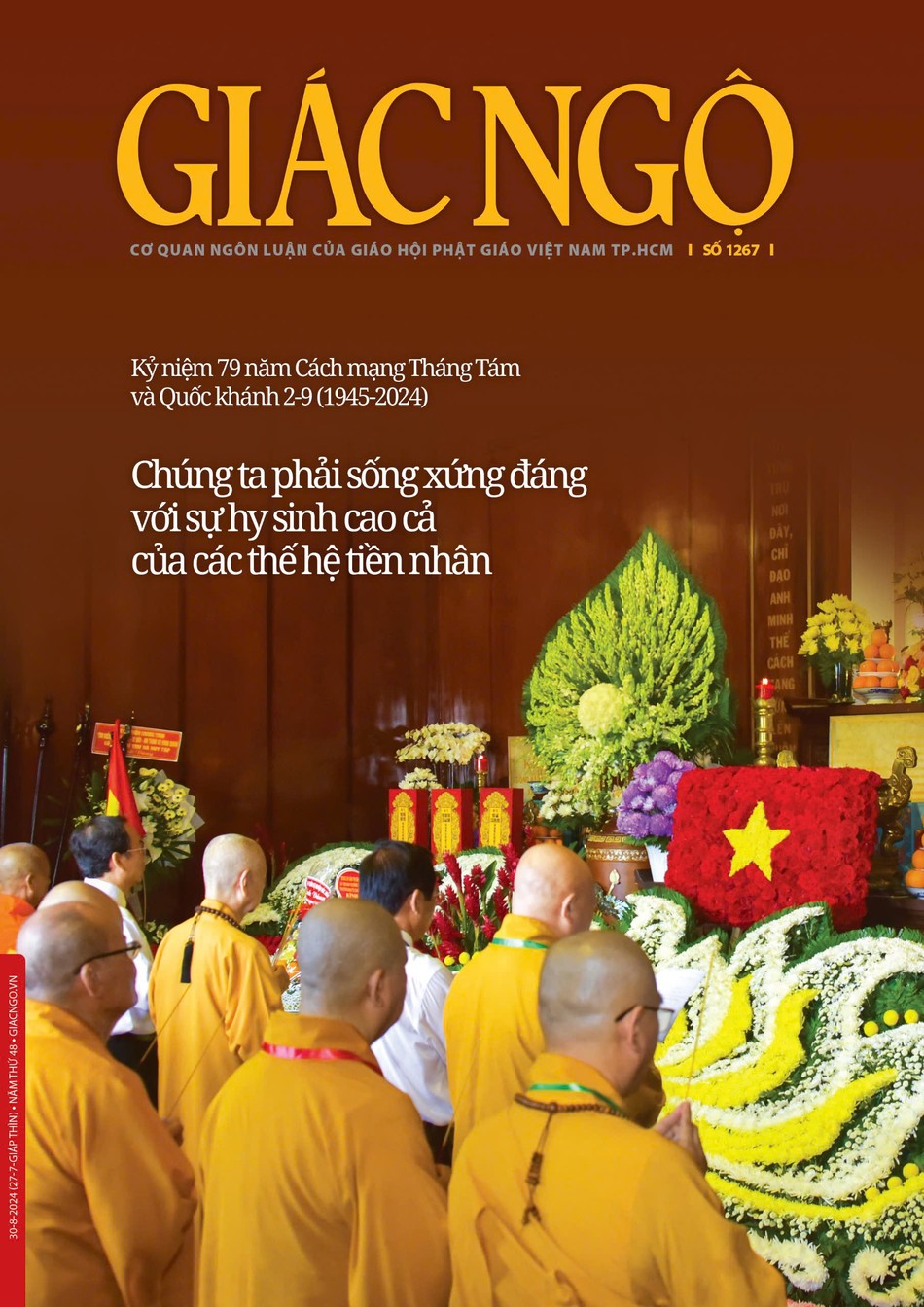 Bìa Báo Giác Ngộ số 1267 - Ảnh: Quảng Đạo Bìa Báo Giác Ngộ số 1267 - Ảnh: Quảng Đạo
