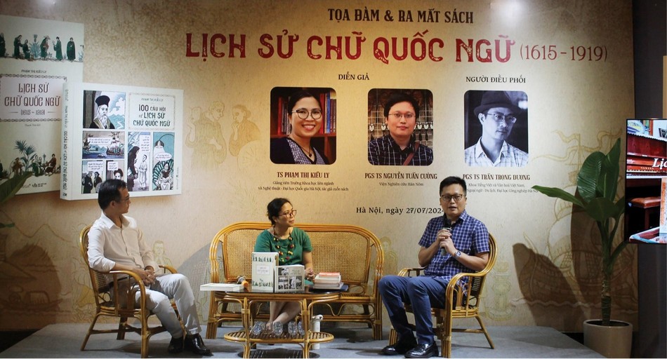 Tọa đàm “Lịch sử chữ Quốc ngữ” diễn ra vào ngày 27-7-2024, tại Trung tâm Lưu trữ Quốc gia I, Hà Nội