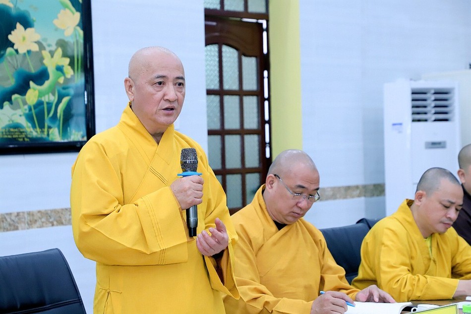 Hòa thượng Thích Huệ Thông phát biểu Hòa thượng Thích Huệ Thông phát biểu