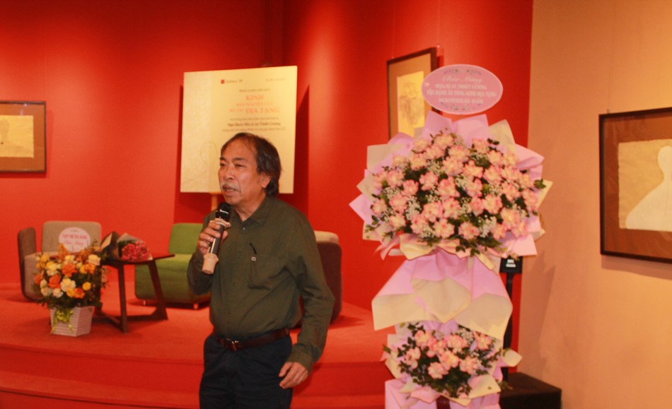 Chủ tịch Hội Nhà văn Việt Nam Nguyễn Quang Thiều phát biểu Chủ tịch Hội Nhà văn Việt Nam Nguyễn Quang Thiều phát biểu