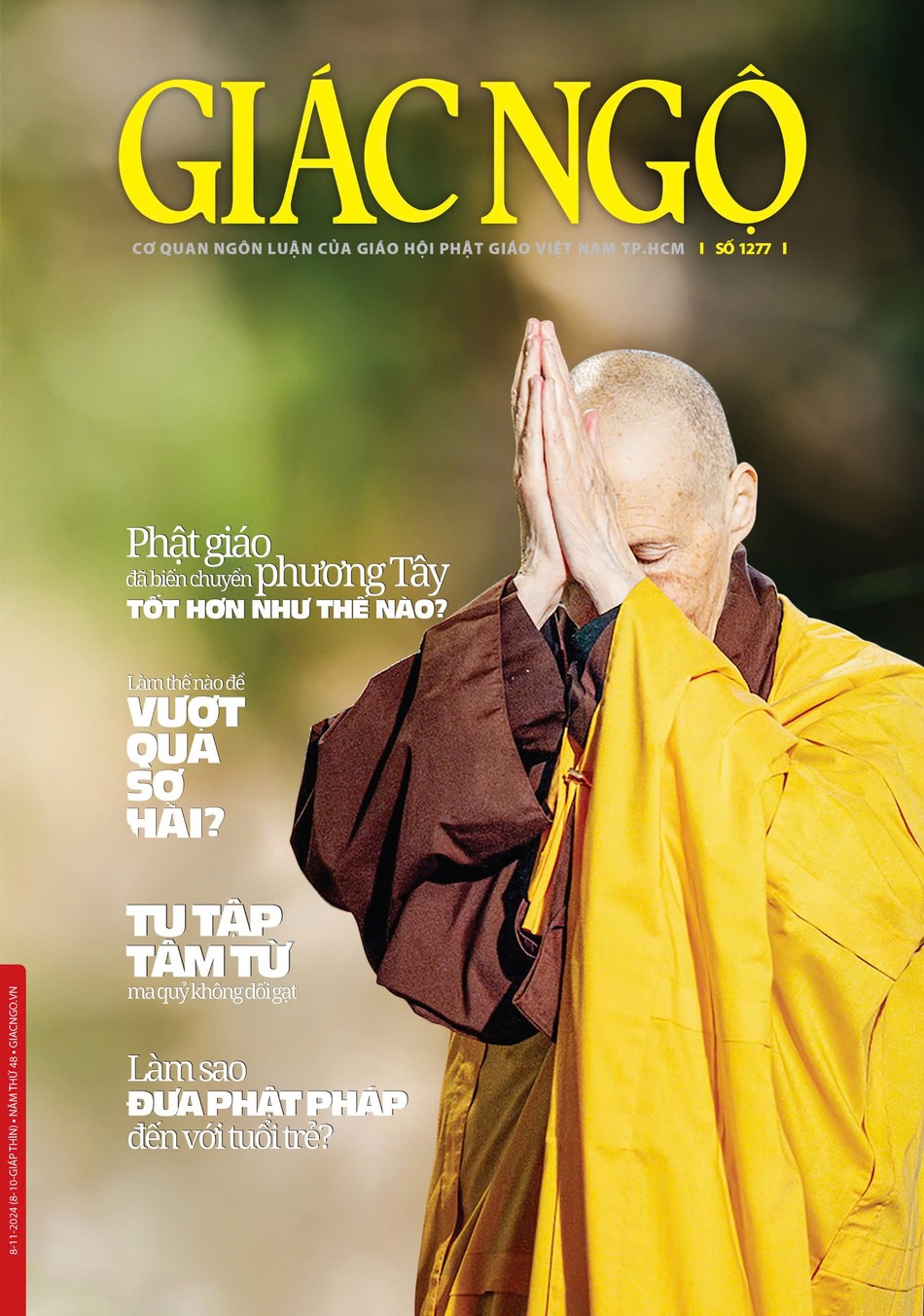 Bìa Báo Giác Ngộ số 1277 - Mỹ thuật: Tống Viết Diễn Bìa Báo Giác Ngộ số 1277 - Mỹ thuật: Tống Viết Diễn