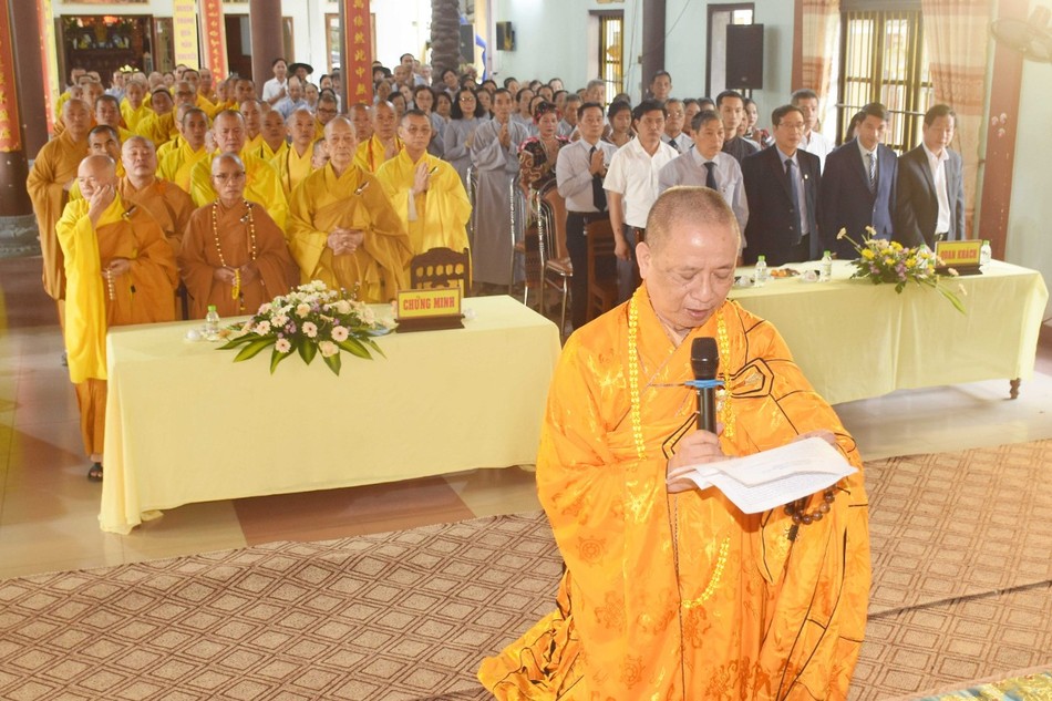Hòa thượng Thích Phước Minh tuyên đọc văn tưởng niệm Hòa thượng Thích Phước Minh tuyên đọc văn tưởng niệm
