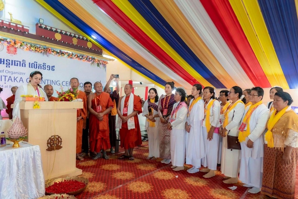 Bà Wangmo Dixey phát biểu