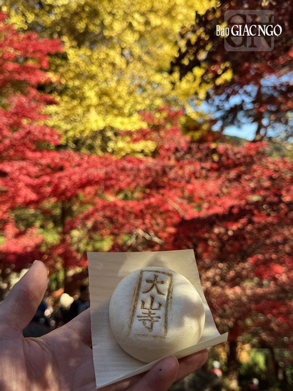 Đến Đại Sơn, du khách không chỉ được hòa mình vào thiên nhiên mà còn được thưởng thức món bánh bao (sakamanjū) của chùa