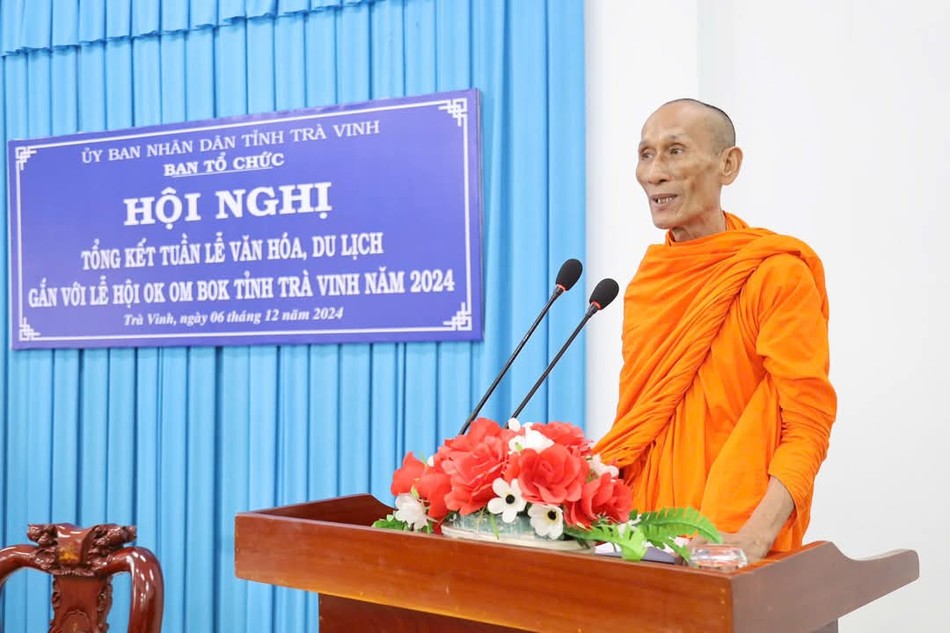 Hòa thượng Thạch Oai phát biểu Hòa thượng Thạch Oai phát biểu