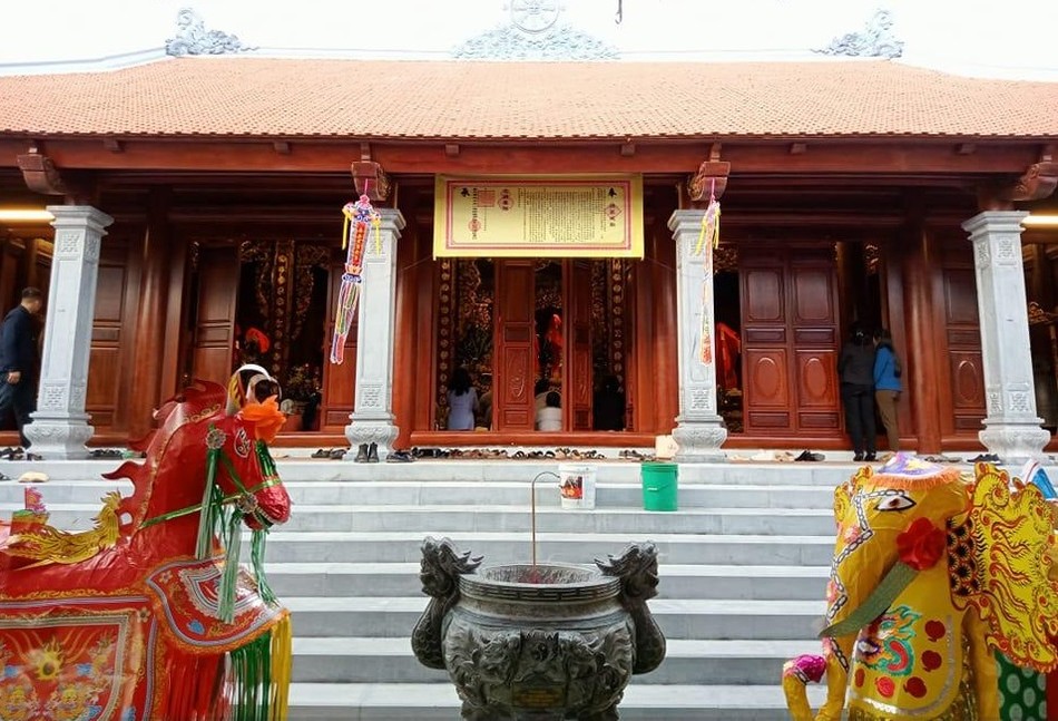 Chánh điện chùa Giai hoàn thành được đưa vào sử dụng Chánh điện chùa Giai hoàn thành được đưa vào sử dụng