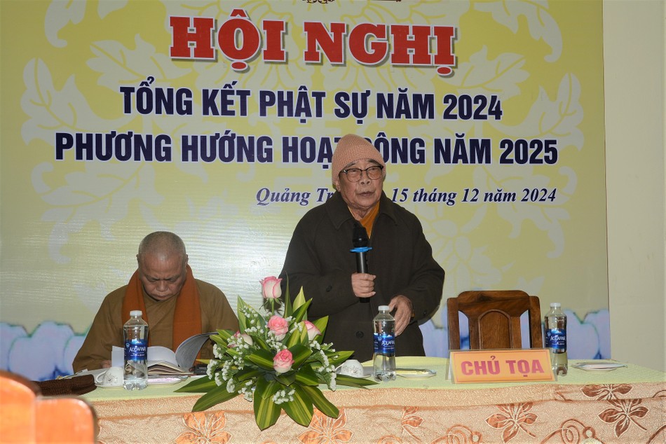 Hòa thượng Thích Thiện Tấn phát biểu khai mạc Hòa thượng Thích Thiện Tấn phát biểu khai mạc