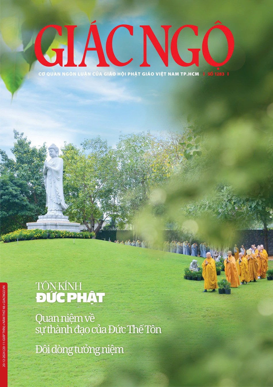 Bìa Báo Giác Ngộ số 1283 - Ảnh: Bảo Toàn, Mỹ thuật: Tống Viết Diễn Bìa Báo Giác Ngộ số 1283 - Ảnh: Bảo Toàn, Mỹ thuật: Tống Viết Diễn