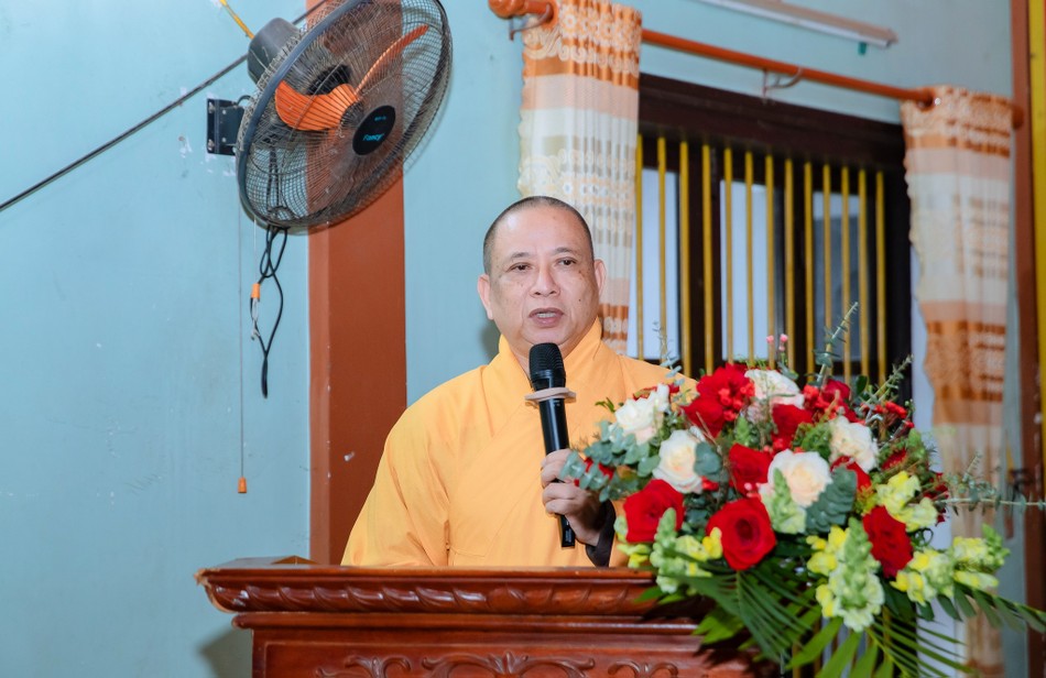 Hòa thượng Thích Phước Minh phát biểu khai mạc
