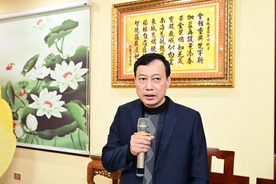 Ông Dương Ngọc Anh phát biểu Ông Dương Ngọc Anh phát biểu