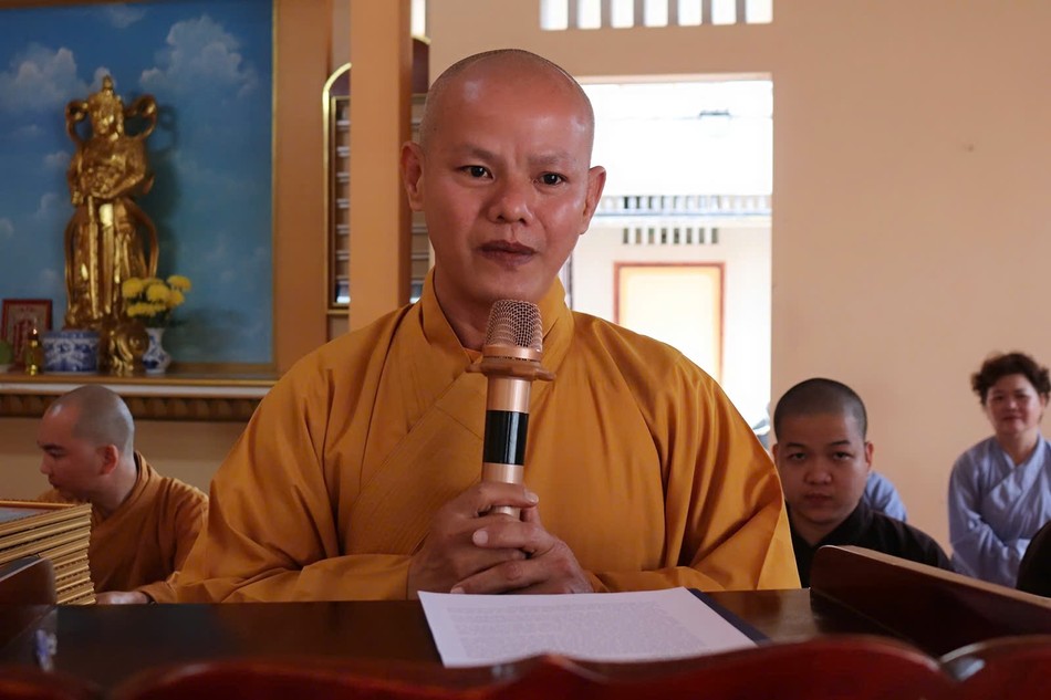 Đại đức Thích Minh Độ phát biểu khai mạc Đại đức Thích Minh Độ phát biểu khai mạc