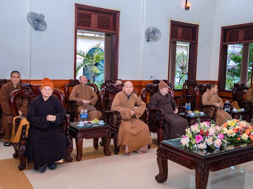 Chư tôn đức Ban Thường trực Ban Trị sự GHPGVN tỉnh Quảng Nam