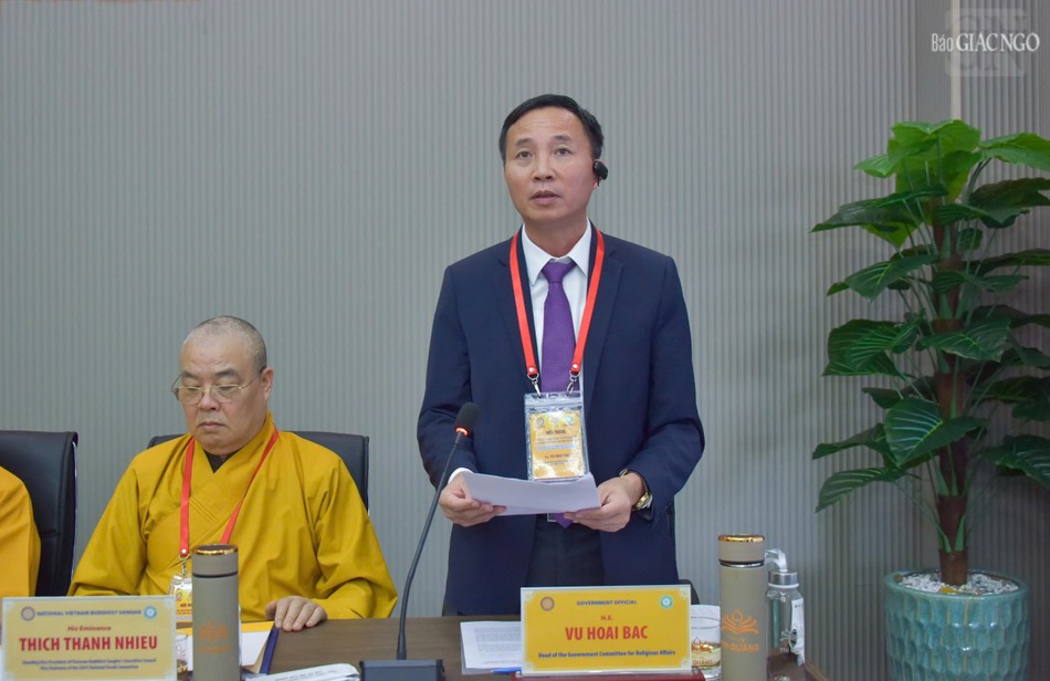 Ông Vũ Hoài Bắc, Trưởng ban Tôn giáo Chính phủ - Ảnh: Quảng Đạo Ông Vũ Hoài Bắc, Trưởng ban Tôn giáo Chính phủ - Ảnh: Quảng Đạo