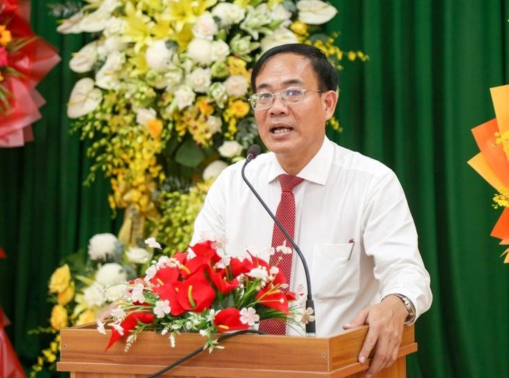 Giám đốc Sở Dân tộc và Tôn giáo TP.HCM Nguyễn Duy Tân phát biểu - Ảnh: Thảo Lê Giám đốc Sở Dân tộc và Tôn giáo TP.HCM Nguyễn Duy Tân phát biểu - Ảnh: Thảo Lê