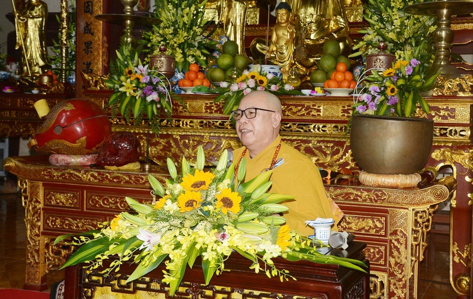 Đại đức Thích Đạo Không chia sẻ thời pháp thoại