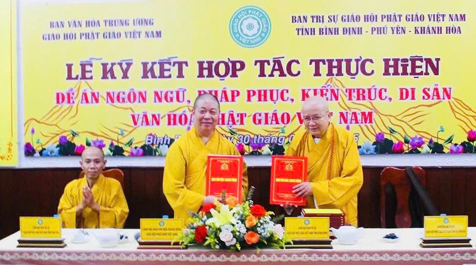 Ký kết hợp tác giữa Ban Văn hóa T.Ư và Ban Trị sự GHPGVN tỉnh Khánh Hòa Ký kết hợp tác giữa Ban Văn hóa T.Ư và Ban Trị sự GHPGVN tỉnh Khánh Hòa