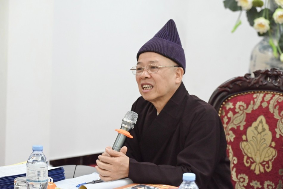 Hòa thượng Thích Thanh Quyết phát biểu đúc kết Hòa thượng Thích Thanh Quyết phát biểu đúc kết