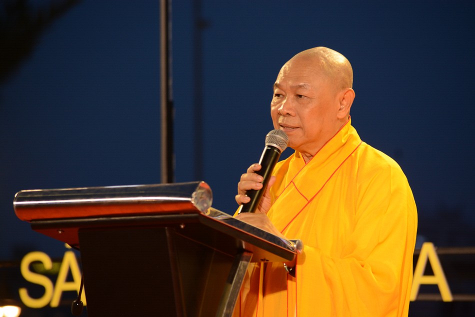 Hòa thượng Thích Từ Nghiêm phát biểu khai mạc