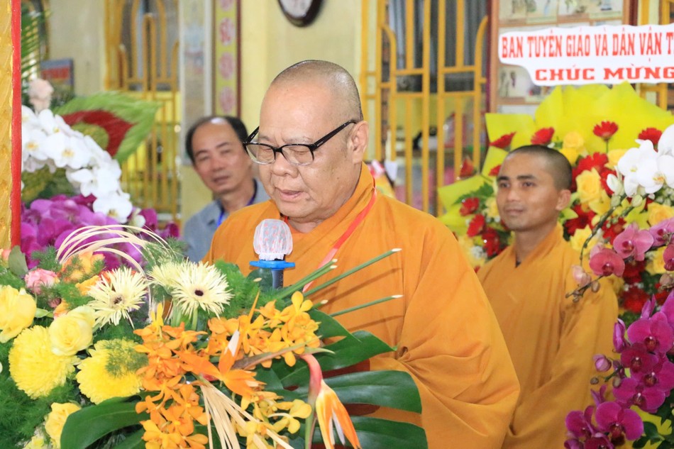 Hòa thượng Thích Thiện Nghĩa phát biểu khai mạc Hòa thượng Thích Thiện Nghĩa phát biểu khai mạc