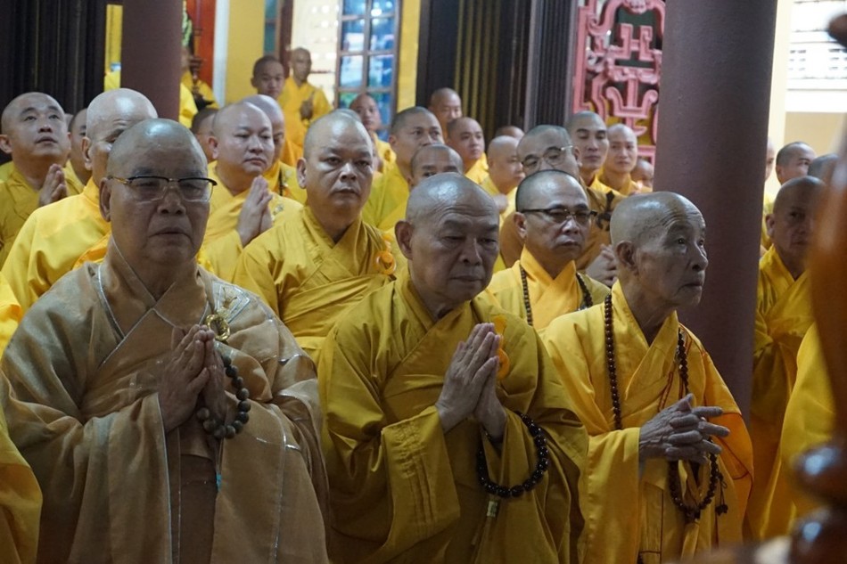 Khóa lễ tác pháp an cư diễn ra trang nghiêm tại trường hạ Phổ Đà