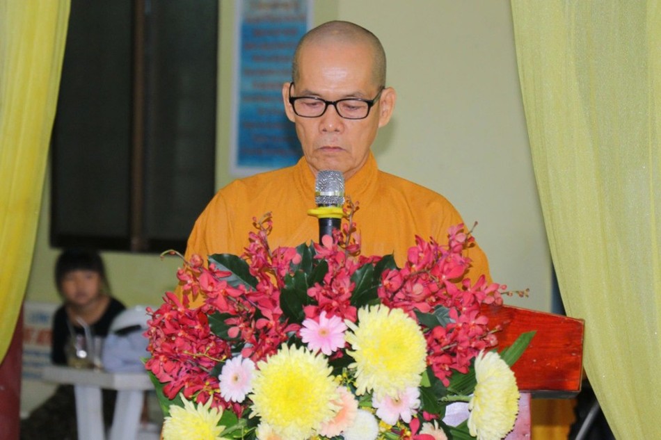 Thượng tọa Thích Xương Đạo phát biểu khai mạc Thượng tọa Thích Xương Đạo phát biểu khai mạc