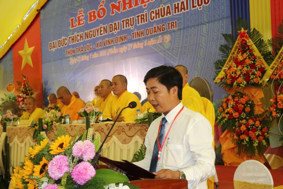 Ông Thái Hồng Nhật phát biểu