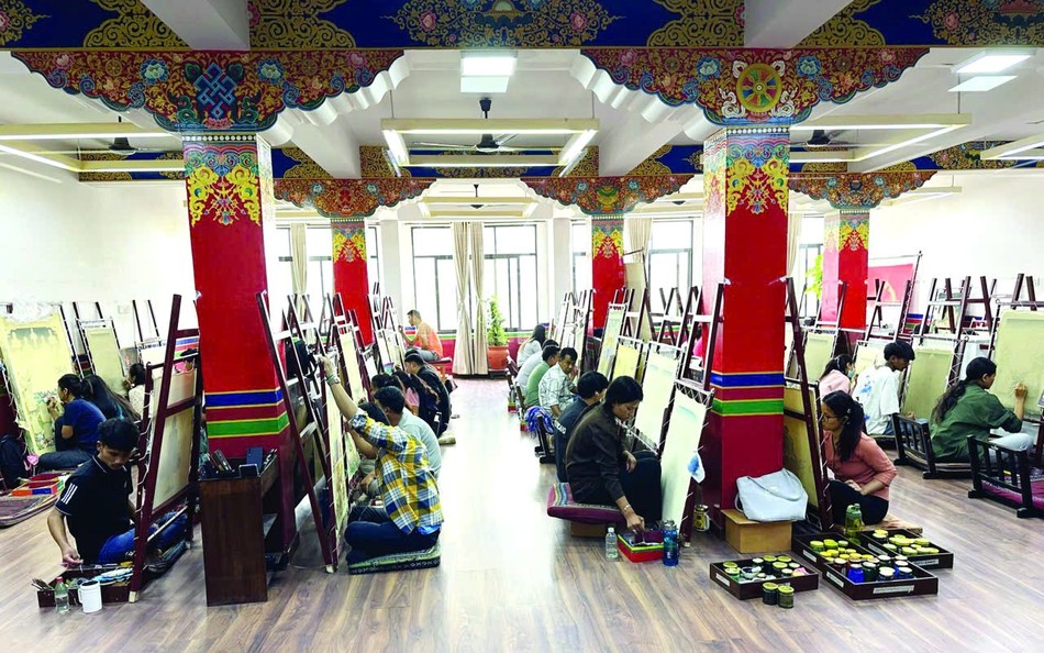 Các phòng vẽ Thangka Các phòng vẽ Thangka