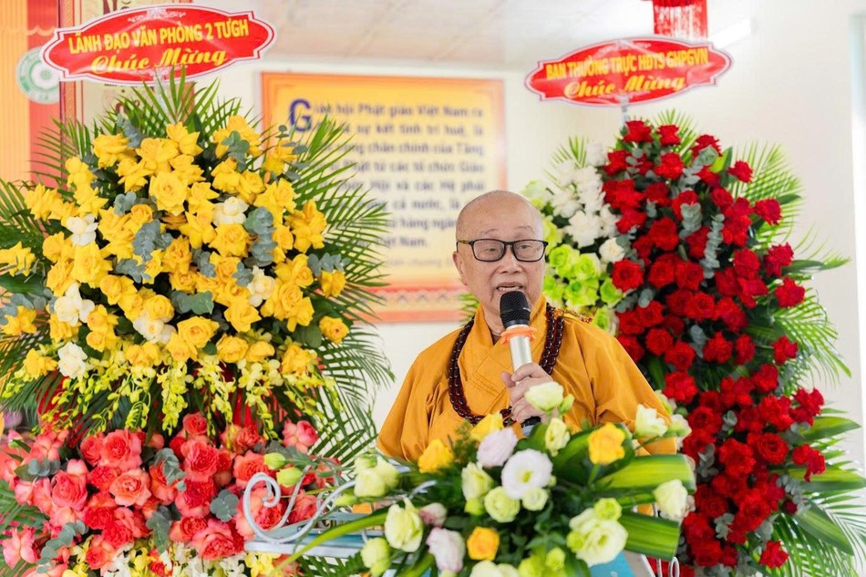 Hòa thượng Thích Tánh Nhiếp phát biểu khai mạc Hòa thượng Thích Tánh Nhiếp phát biểu khai mạc