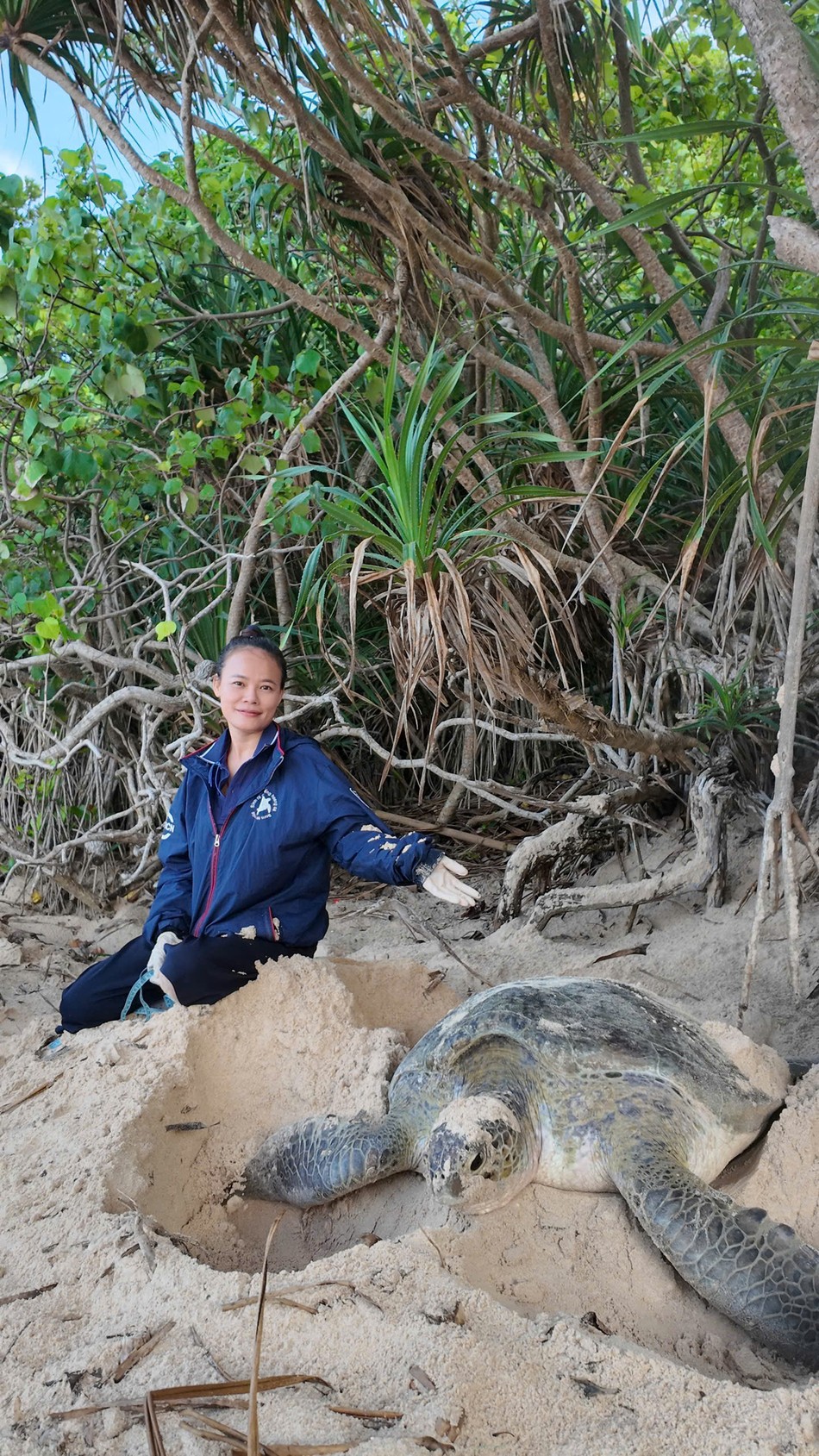Với Bảo Bình, những ngày nắng, những đêm mưa, những cơn mệt lả sau mỗi buổi tối canh rùa đẻ,… tất cả đều là những trải nghiệm đẹp nhất đời