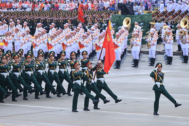 Khối sĩ quan Hậu cần, Kỹ thuật, Công nghiệp quốc phòng - Trải qua 80 năm cách mạng vẻ vang, các lực lượng đã vượt qua muôn vàn khó khăn, thử thách, chủ động nghiên cứu, chế tạo sản xuất, bảo đảm kịp thời nguồn lực hậu cần, vũ khí trang bị kỹ thuật cho chiến đấu và chiến thắng. Ngày nay, ngành Hậu cần, Kỹ thuật và Công nghiệp Quốc phòng không ngừng đổi mới sáng tạo, ứng dụng khoa học - công nghệ, chuyển đổi số, nâng cao chất lượng công tác, hoàn thành xuất sắc nhiệm vụ