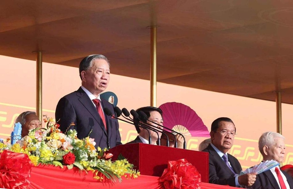 Tổng Bí thư Tô Lâm: Không có lực cản nào, không có lý do gì có thể ngăn bước chúng ta vươn tới hòa bình, thịnh vượng, dân tộc ta trường tồn và phát triển Tổng Bí thư Tô Lâm: Không có lực cản nào, không có lý do gì có thể ngăn bước chúng ta vươn tới hòa bình, thịnh vượng, dân tộc ta trường tồn và phát triển