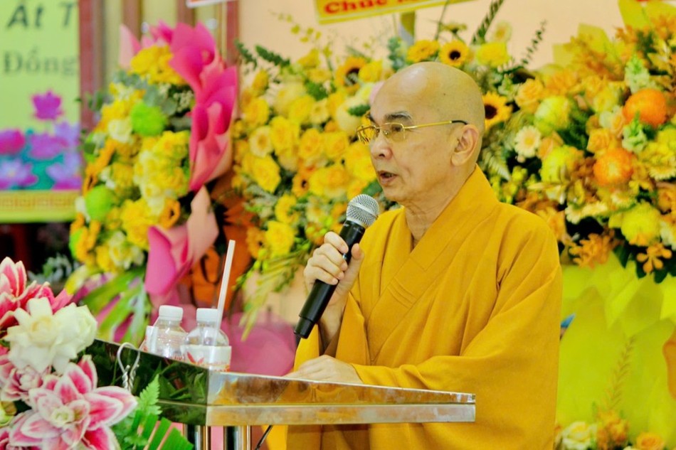 Hòa thượng Thích Tĩnh Cường phát biểu khai mạc Hòa thượng Thích Tĩnh Cường phát biểu khai mạc
