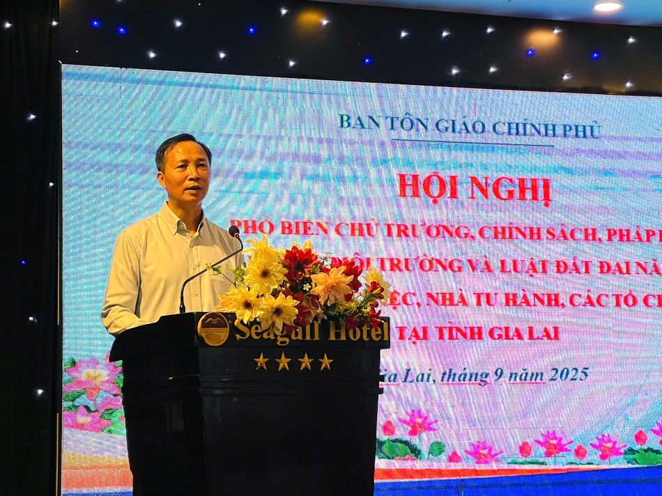 Ông Vũ Hoài Bắc phát biểu