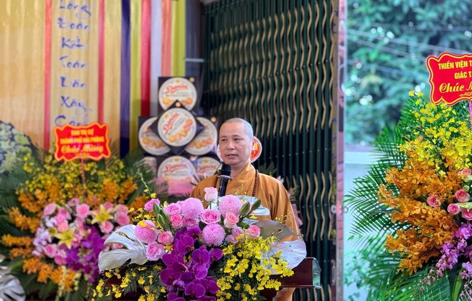 Đại đức Thích Thanh Toàn phát biểu Đại đức Thích Thanh Toàn phát biểu