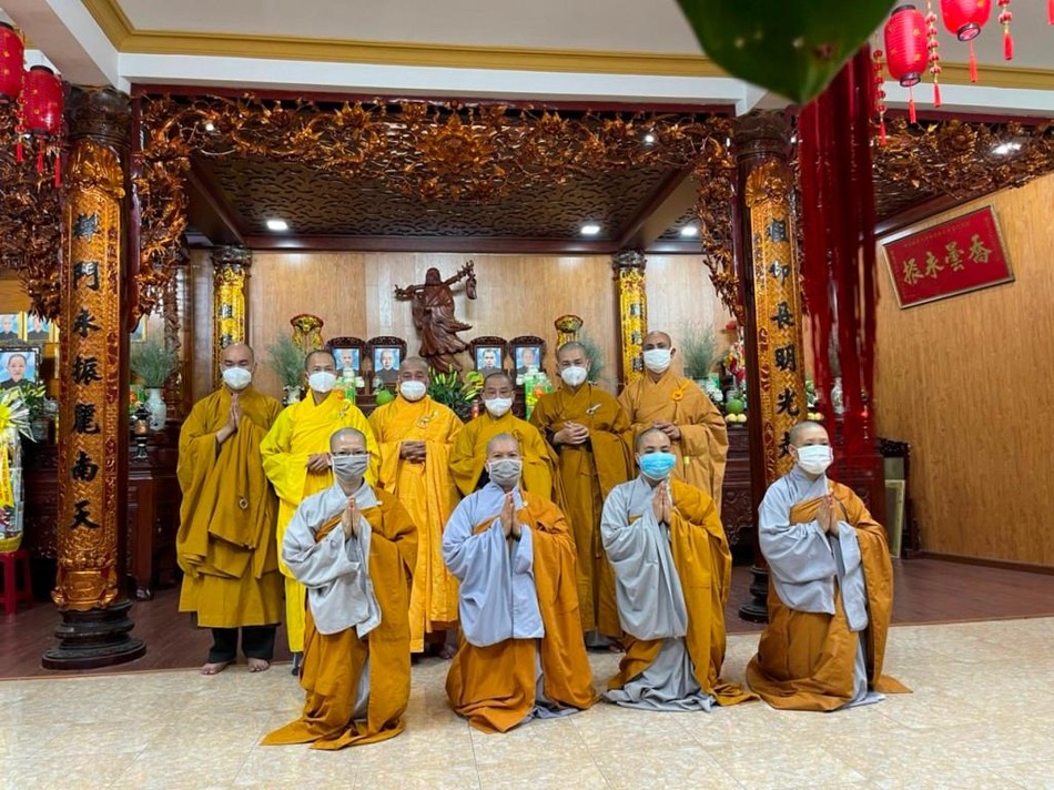 Lễ Ni trưởng Thích nữ Diệu Minh, Nguyên trưởng Phân ban Đặc trách Ni giới quận, tại chùa Hiển Quang (P.3)