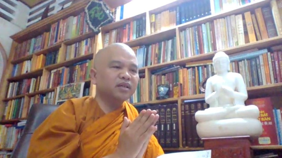 Thượng tọa Thích Giác Hoàng, báo cáo công tác nhận bài viết và danh sách Ban Tổ chức và chương trình Hội thảo