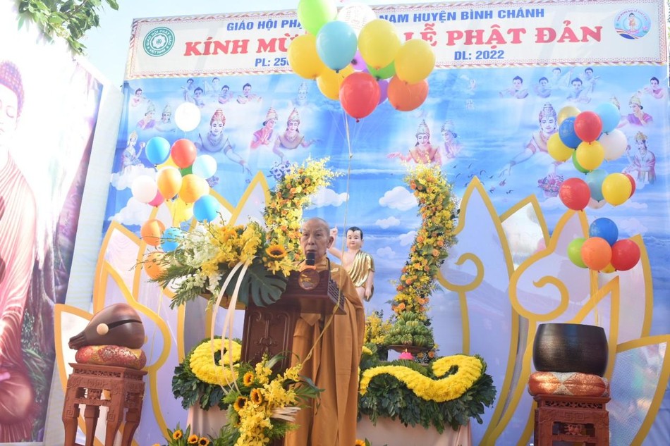 Hòa thượng Thích Thiện Đức cung tuyên Thông điệp của Trưởng lão Quyền Pháp chủ GHPGVN Hòa thượng Thích Thiện Đức cung tuyên Thông điệp của Trưởng lão Quyền Pháp chủ GHPGVN