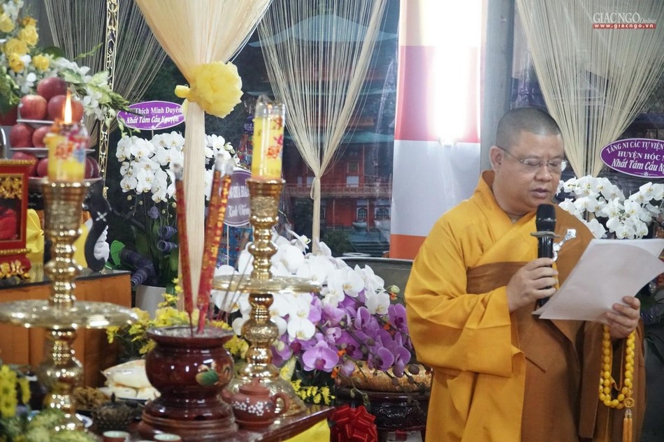 Thượng tọa Thích Minh Thanh đã ôn lại cuộc đời hoằng pháp của cố Hòa thượng Thích GIác Trì Thượng tọa Thích Minh Thanh đã ôn lại cuộc đời hoằng pháp của cố Hòa thượng Thích GIác Trì