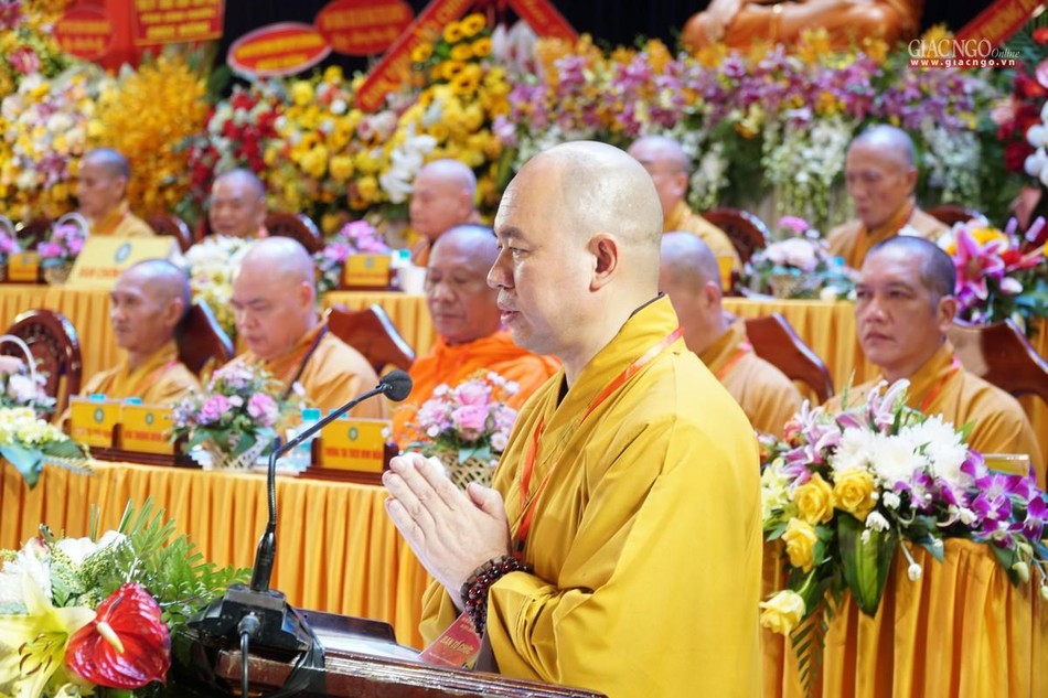 Thượng tọa Thích Đức Thiện phát biểu khai mạc Thượng tọa Thích Đức Thiện phát biểu khai mạc