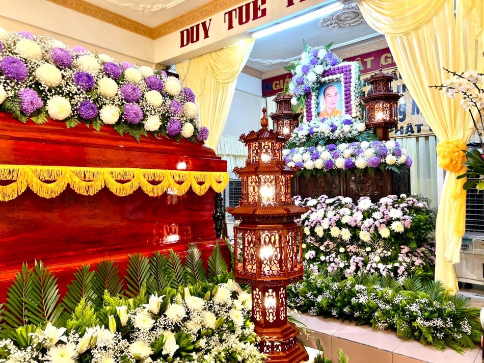 Tang lễ Hòa thượng Thích Minh Luân tổ chức tại tổ đình Phổ Quang - Q.Phú Nhuận, TP.HCM