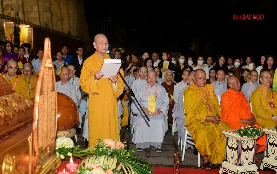 Hòa thượng Thích Hải Ấn phát biểu khai mạc Hòa thượng Thích Hải Ấn phát biểu khai mạc