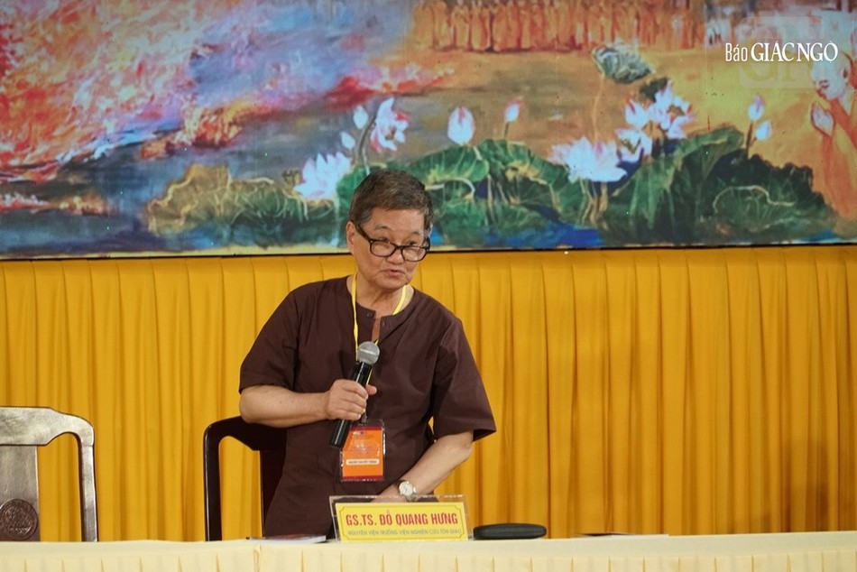 GS.Đỗ Quang Hưng phát biểu tại phiên bế mạc