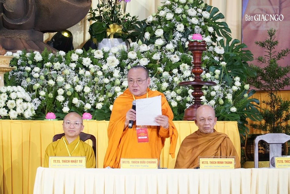 Hòa thượng Thích Bửu Chánh cảm tạ