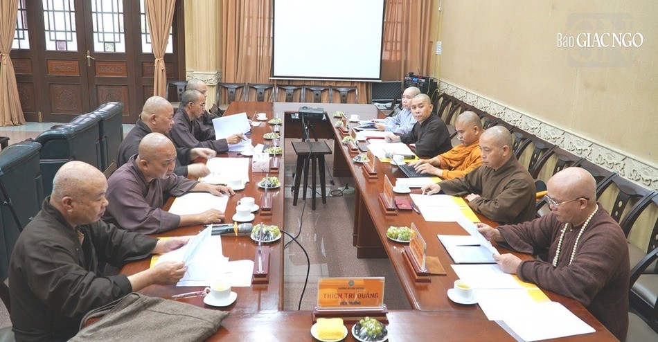 Chư tôn đức thống nhất một số kế hoạch và sẽ trình Trưởng lão Hòa thượng Thích Trí Quảng, Viện trưởng Học viện thông qua trước khi tổ chức thực hiện Chư tôn đức thống nhất một số kế hoạch và sẽ trình Trưởng lão Hòa thượng Thích Trí Quảng, Viện trưởng Học viện thông qua trước khi tổ chức thực hiện
