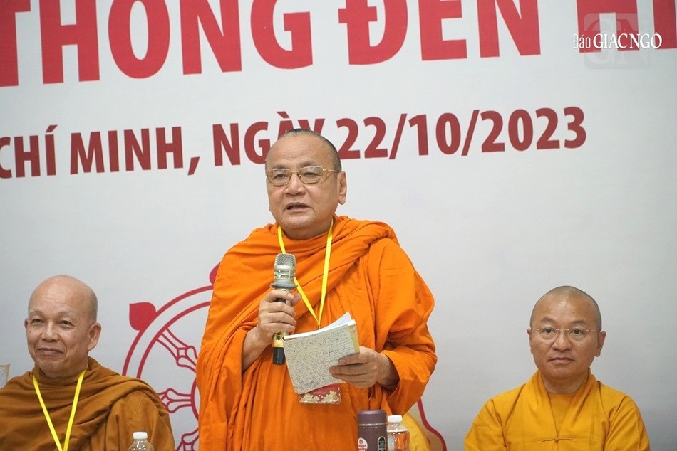 Hòa thượng Thích Bửu Chánh đánh giá về hội thảo Hòa thượng Thích Bửu Chánh đánh giá về hội thảo