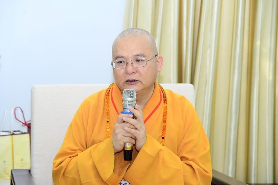 Pháp sư Tánh Thượng phát biểu Pháp sư Tánh Thượng phát biểu