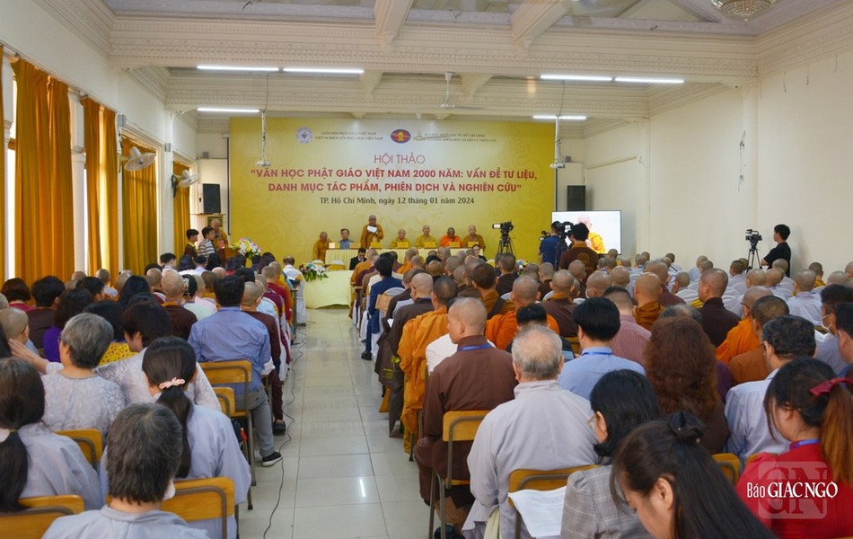 Quang cảnh lễ khai mạc hội thảo, sáng nay, 12-1 Quang cảnh lễ khai mạc hội thảo, sáng nay, 12-1